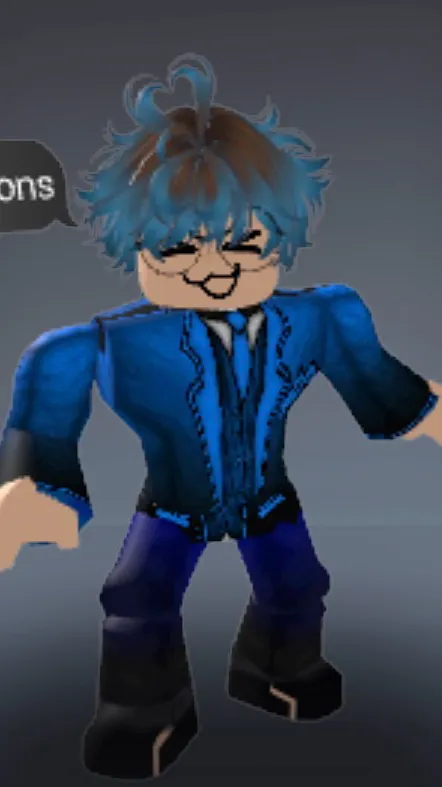 ai character: Gr3y 9uy background