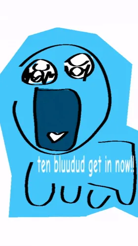 ai character: Bluedud background