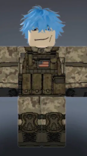 ai character: Gr3y 9uy background