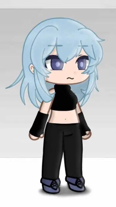 ai character: Lavender background