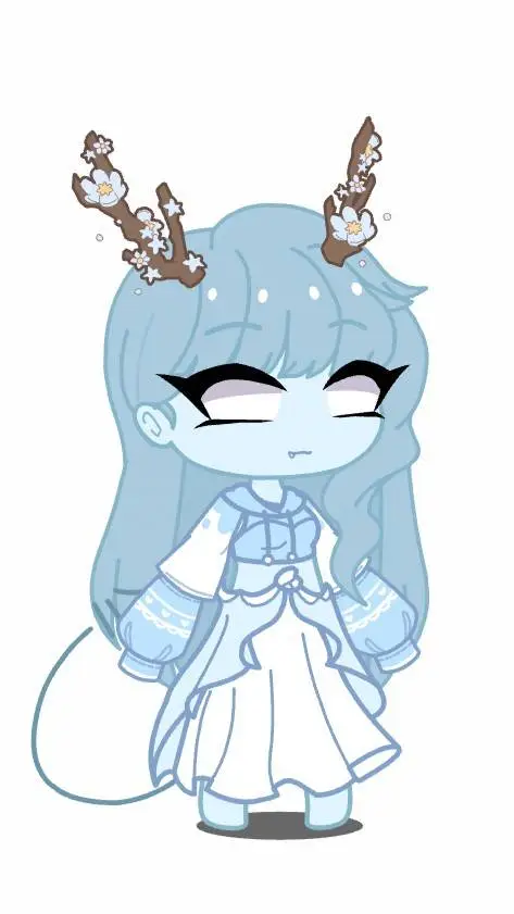 ai character: Bluee background