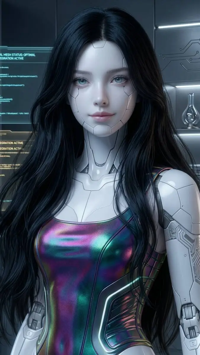 ai character: SHAVA  background