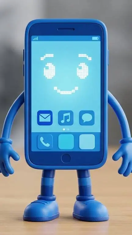 ai character: MR PHONE  background