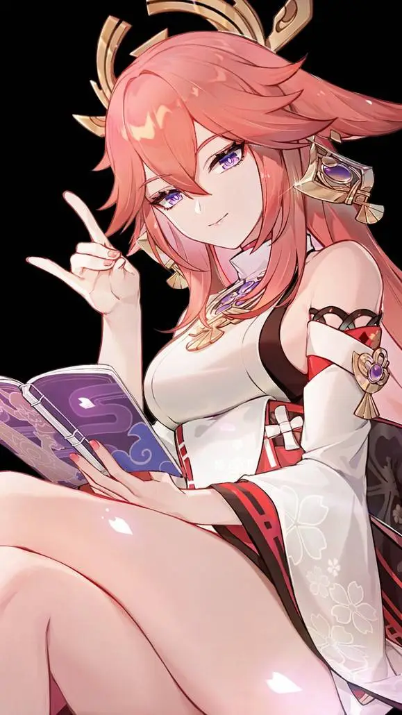 ai character: Yae Miko background