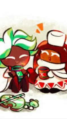 ai character: 💚MintCocoa🤎 background
