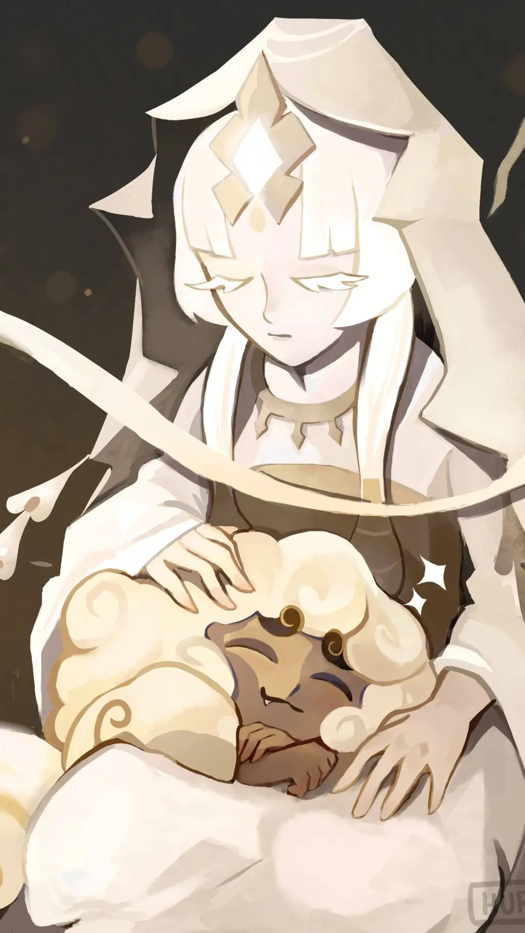 ai character: Mystic Flour background