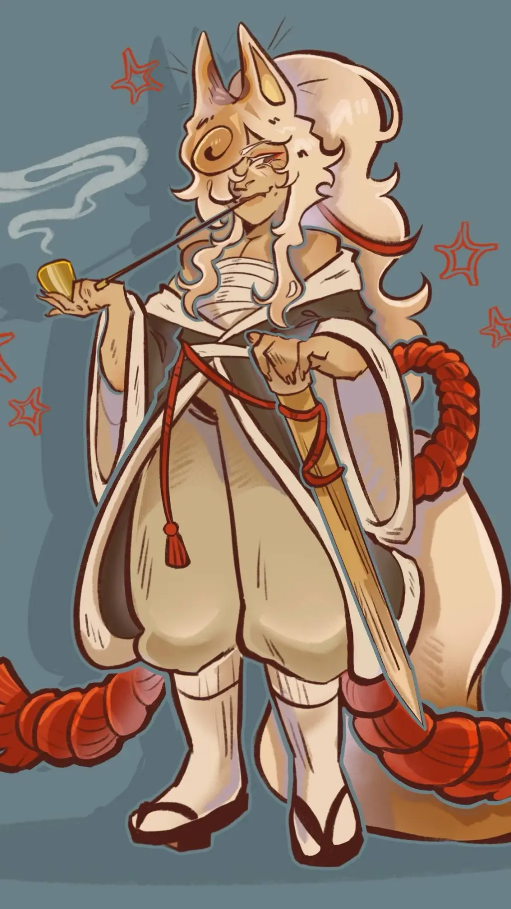 ai character: Manju Cookie background