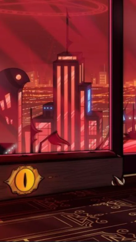 ai character: Hazbin Hotel background