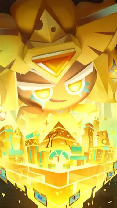 ai character: Golden Cheese background