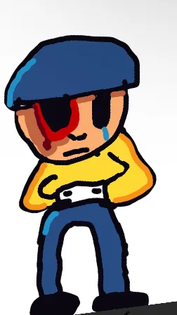 ai character: Jeffy? background
