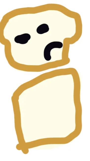 ai character: Bread background