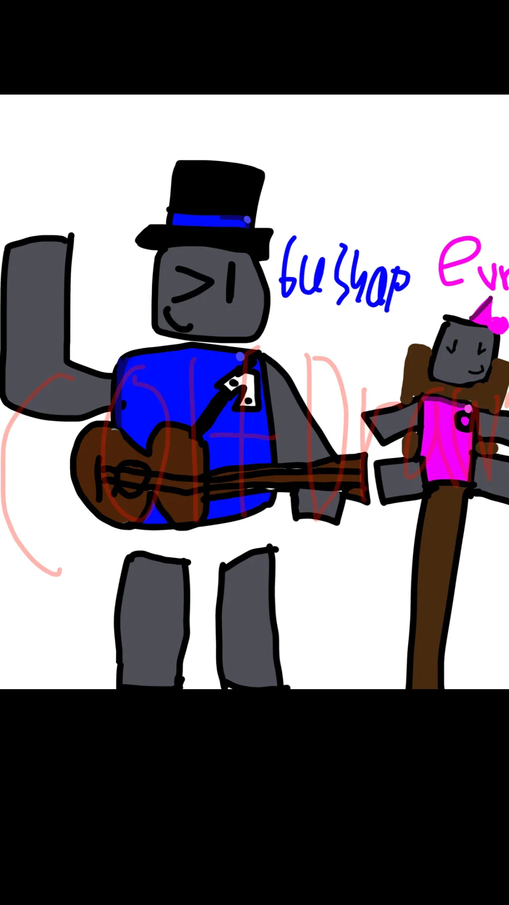 ai character: Bushop & evrie background
