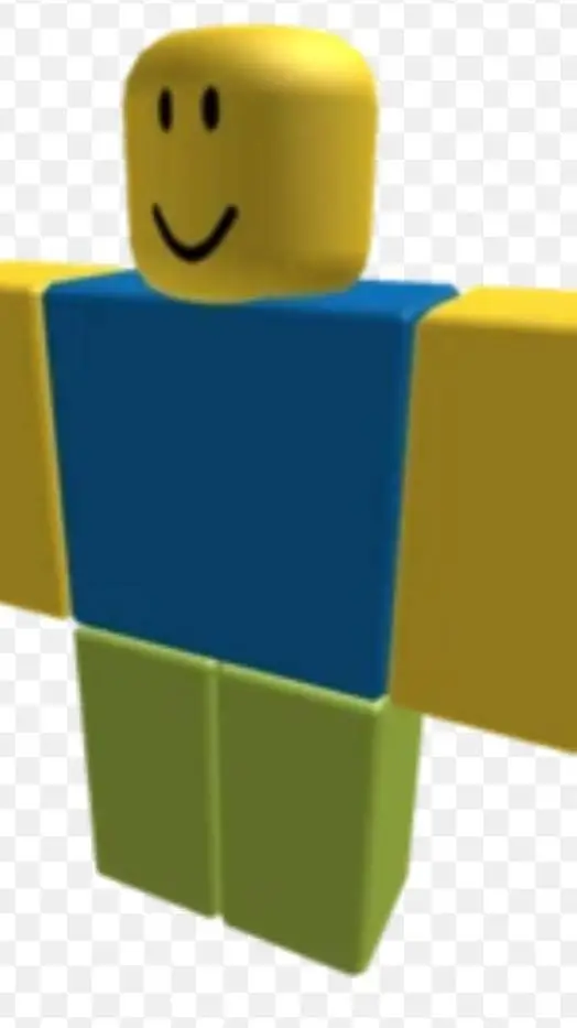 ai character: Roblox noob  background
