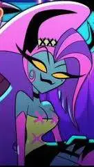 ai character: hazbin hotel girl  background
