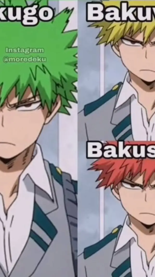 ai character: bakugo  background