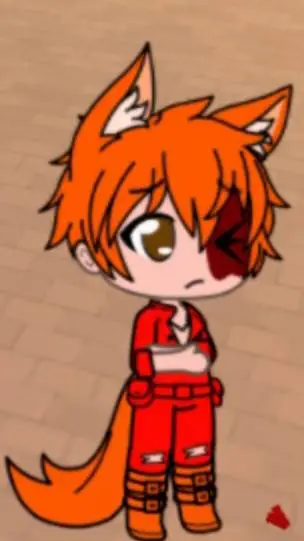 ai character: Mathew neon background