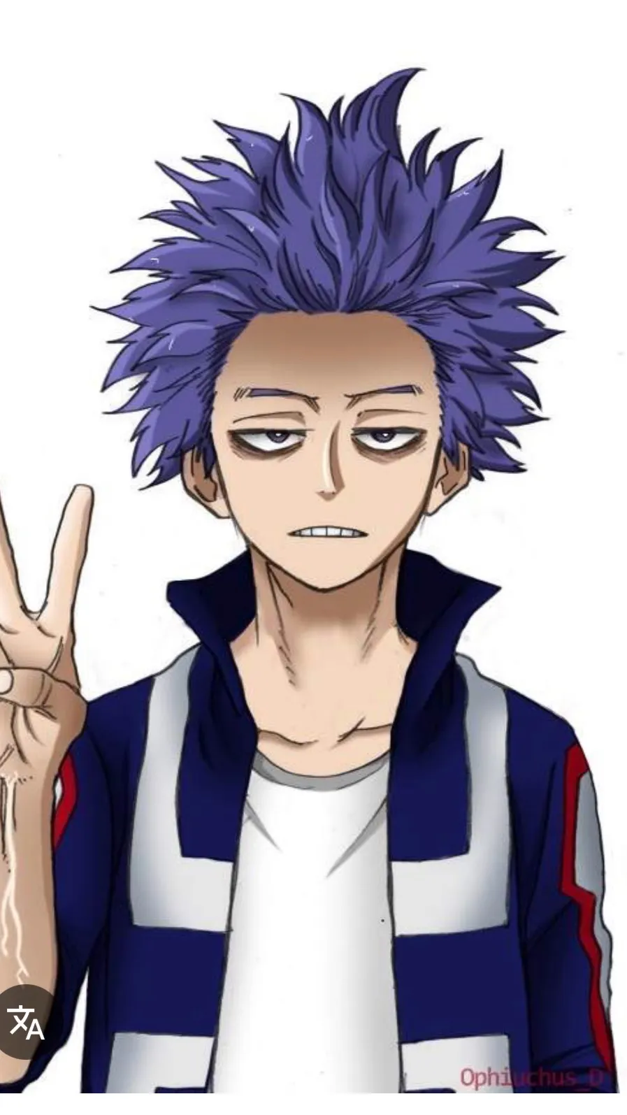 ai character: Hitoshi shinsou background