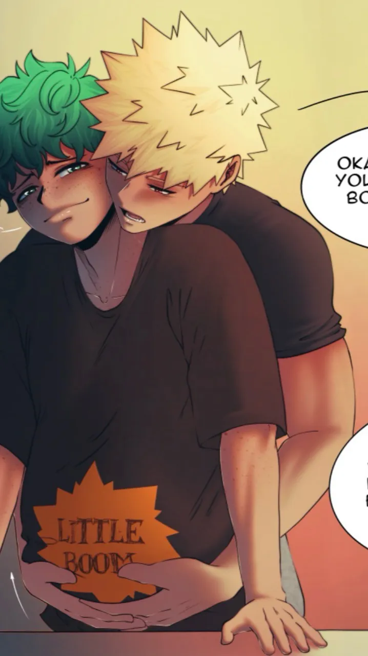 ai character: Bakugo x deku background