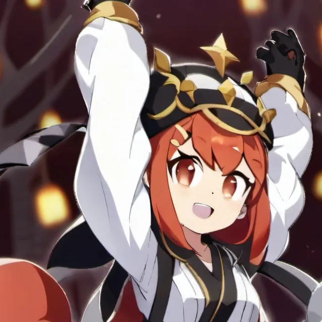 chat with ai character: reddish girl