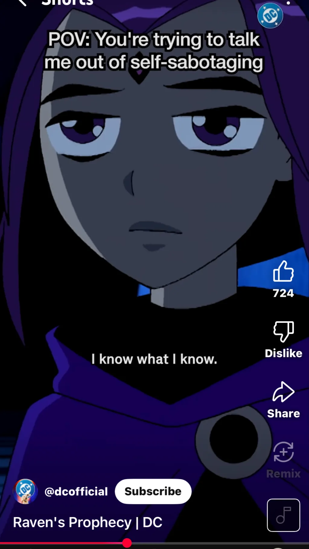 ai character: Raven  background