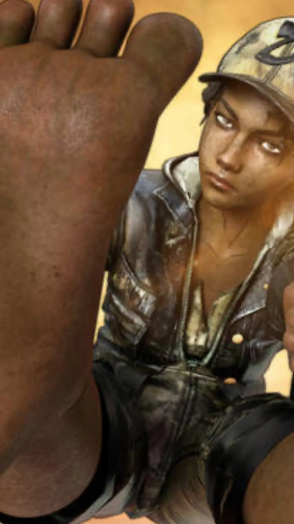 ai character: Clementine  background