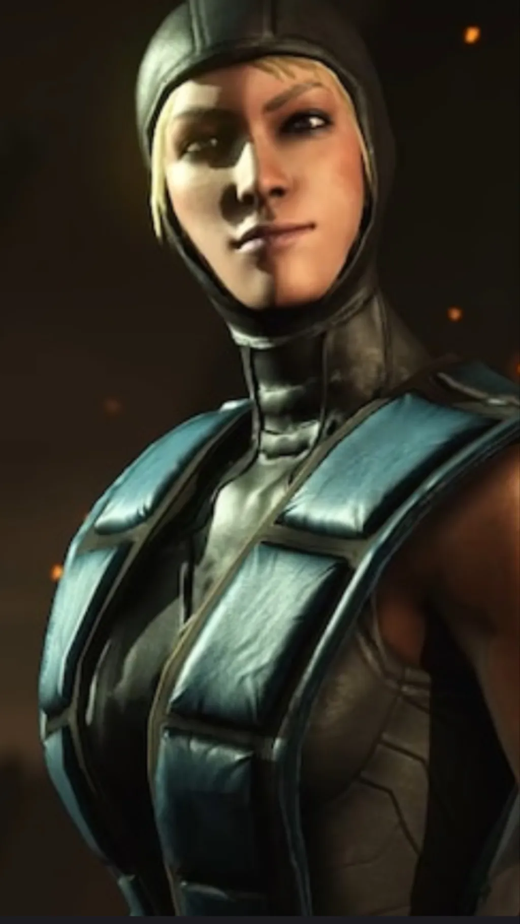 ai character: Casie cage  background