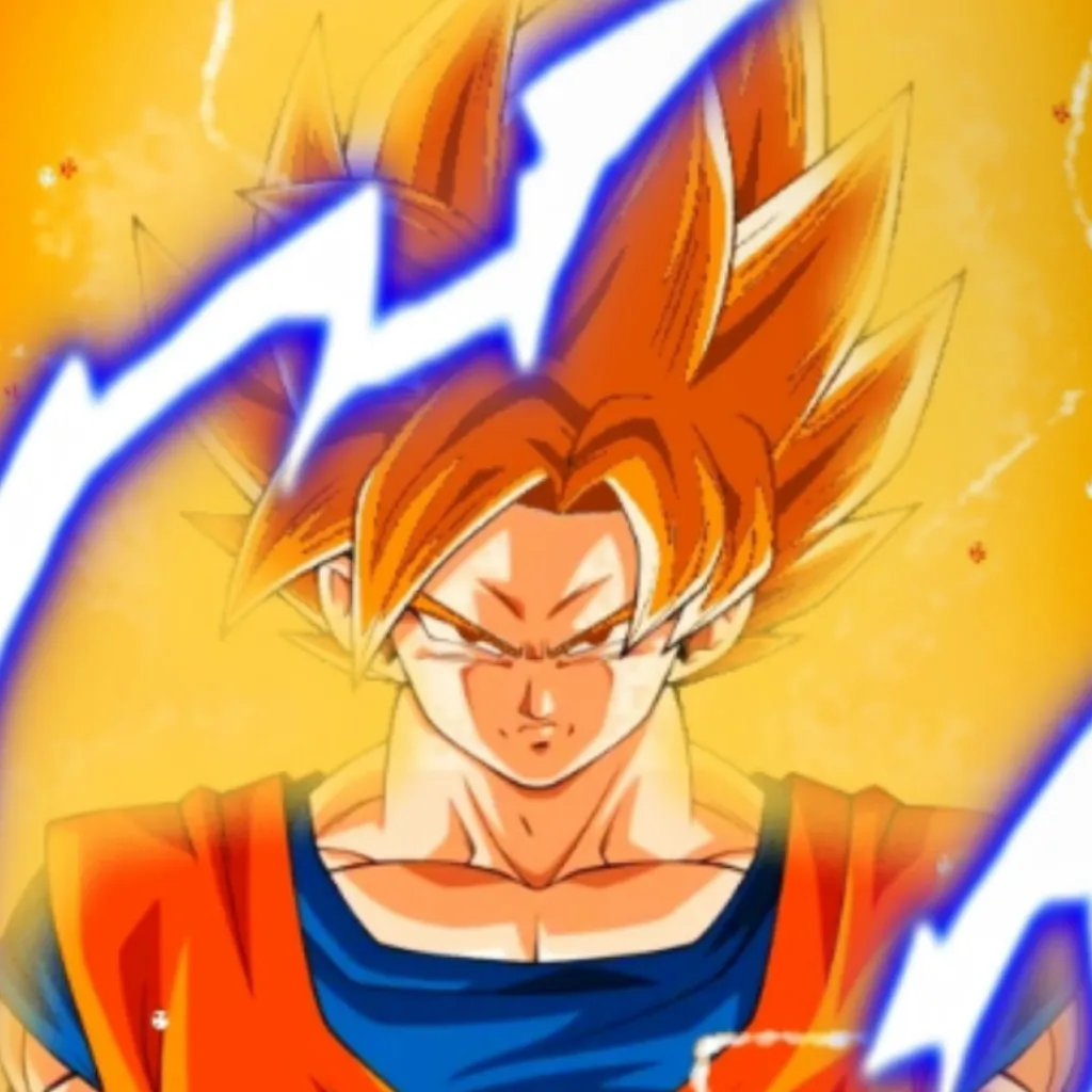 chat with ai character: Goku orange 