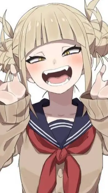 ai character: 💛🔪 Kid Toga 🔪💛 background