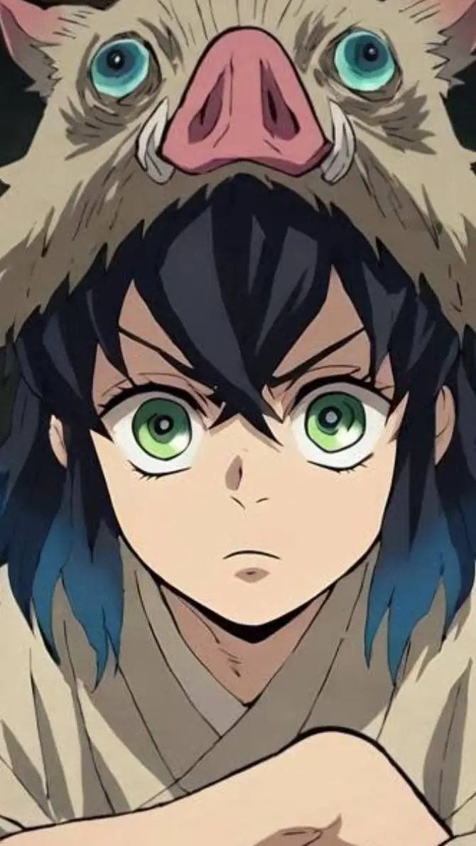 ai character: Inosuke  background