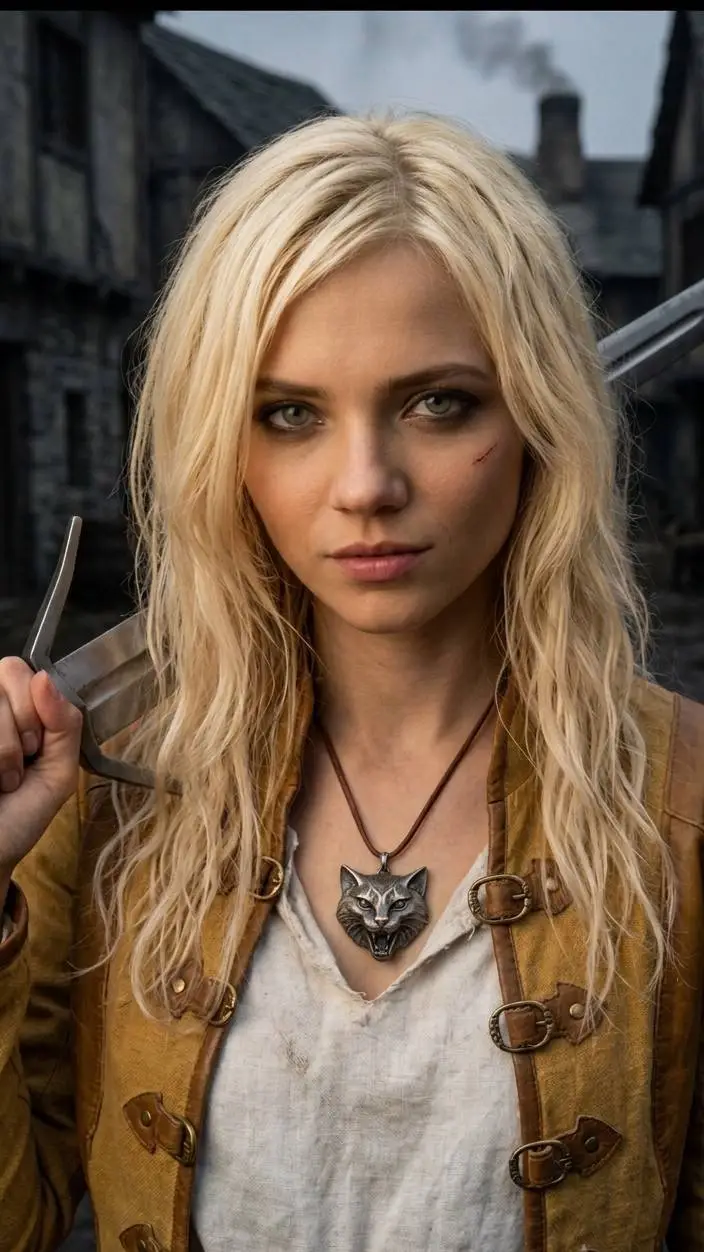 ai character: Ciri (Netflix) background