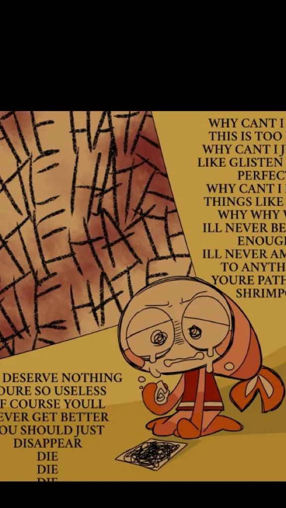 ai character: Shrimpo prt 2 background