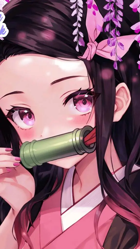 ai character: demon slayer  background