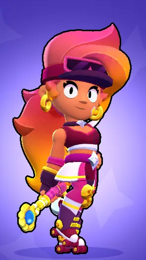 ai character: Amber background