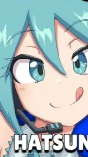 ai character: Miku  background