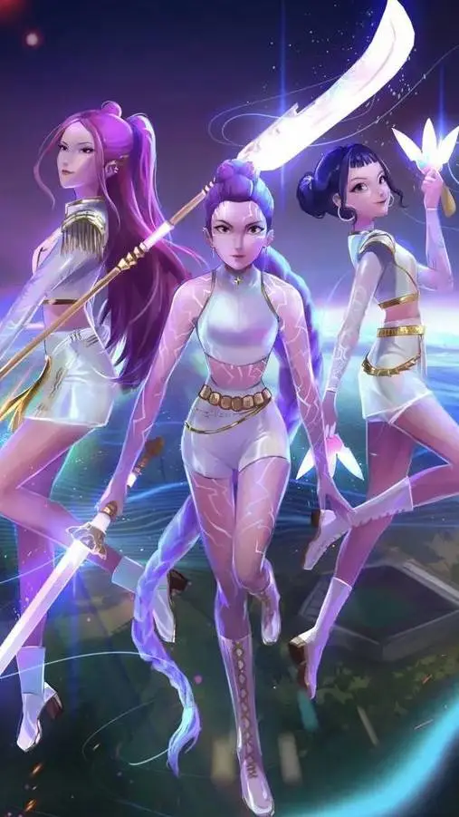 ai character: Huntrix  background