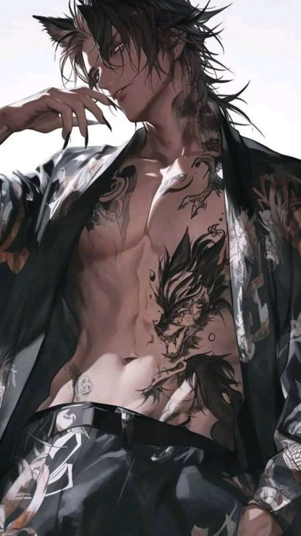 ai character: Fenrir background