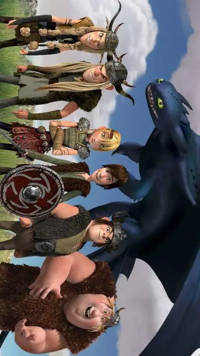 ai character: Drachenzähmen background