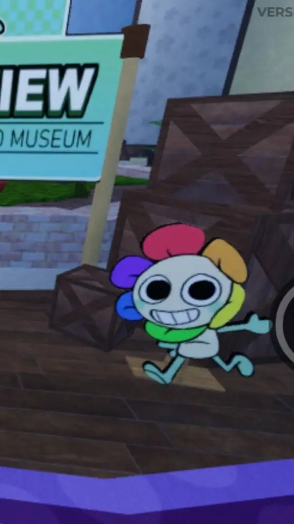 ai character: Dandys world background