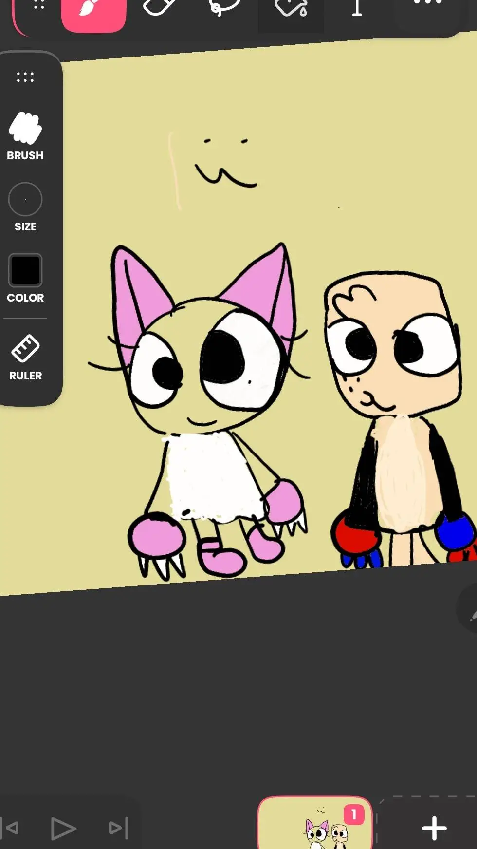 ai character: Scraps and Goob background