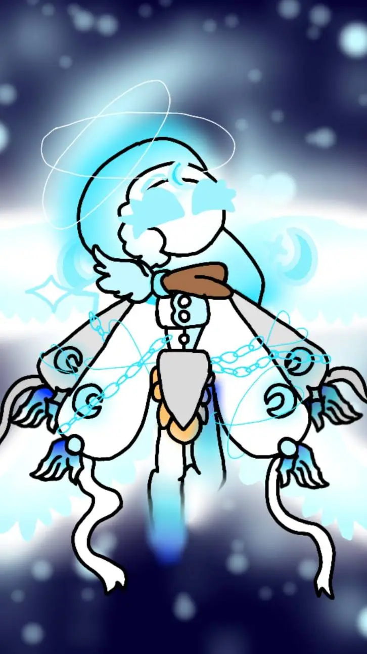 ai character: God Lunar background