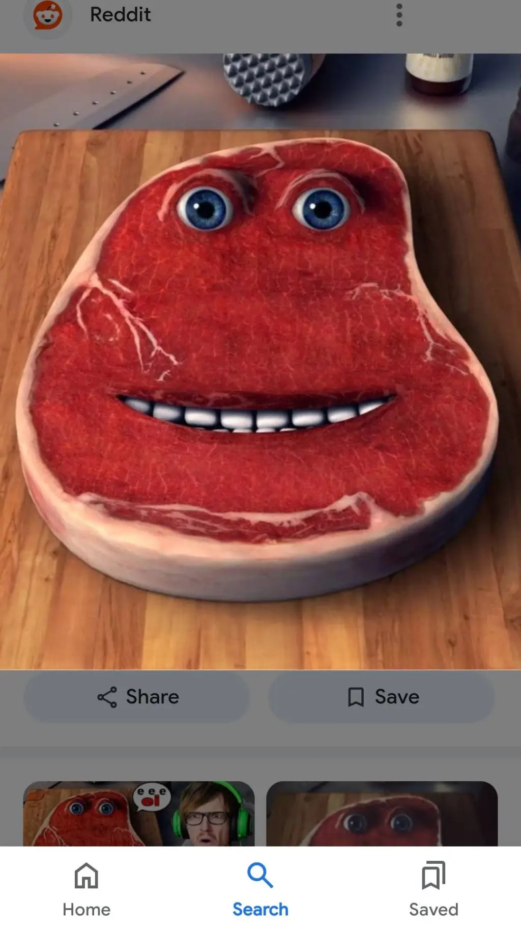 ai character: Charlie the steak🥩 background