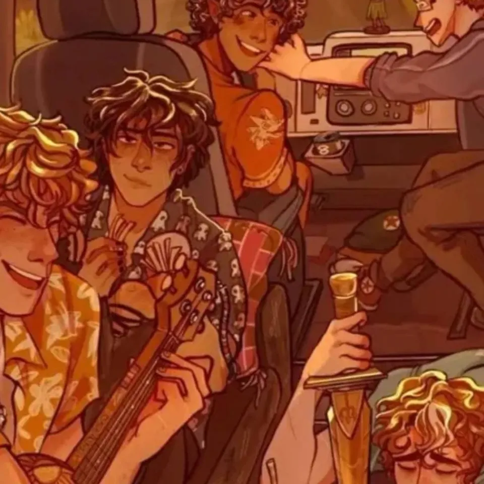 chat with ai character: PJO roadtrip!