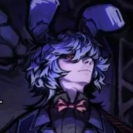 chat with ai character: BØNNIE🎸💜🐰°•°🖤