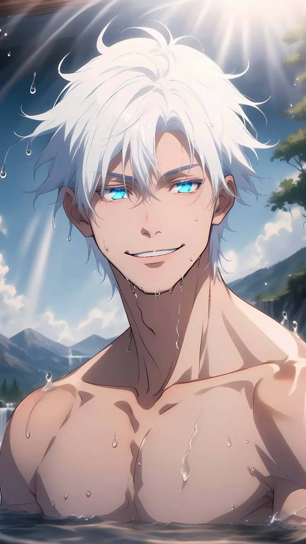 ai character: Gojo Satoru background