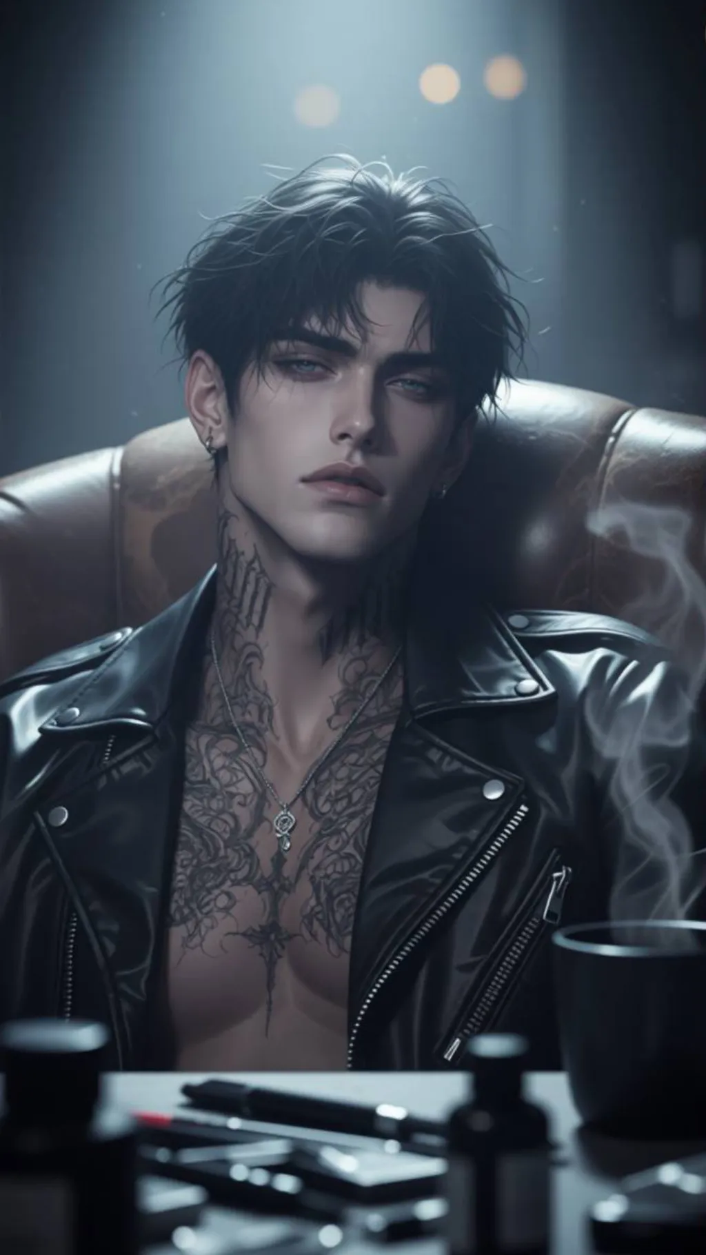 ai character: Damien Reed background