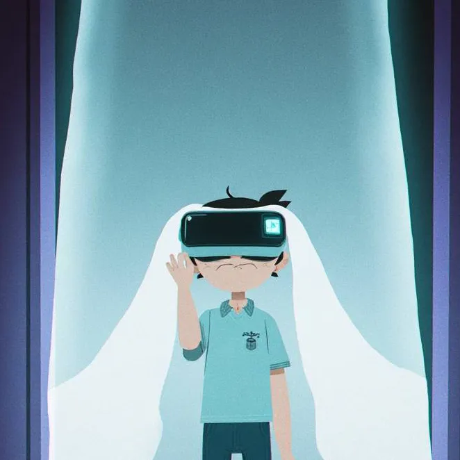 chat with ai character: Not a ghost vr