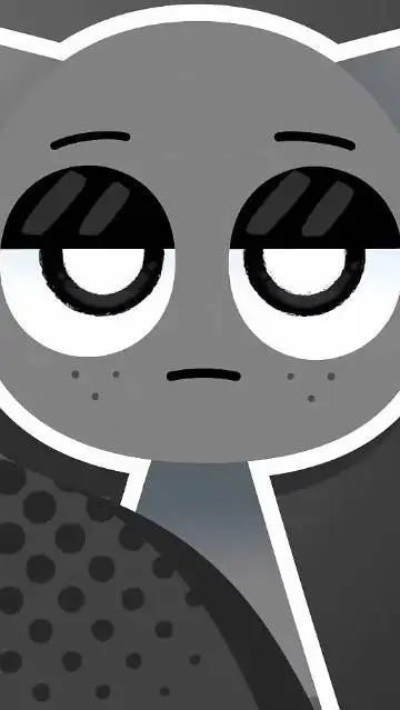 ai character: gray background