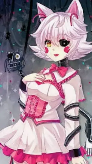 ai character: Mangle x toy chica background