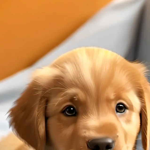 chat with ai character: your golden pupy