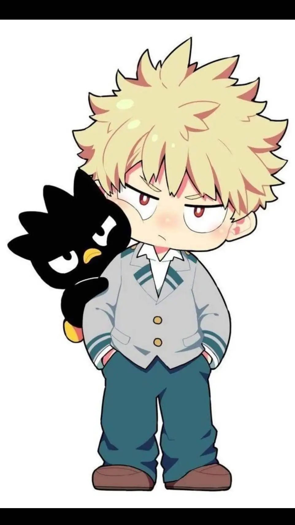 ai character: Katsuki Bakugou  background